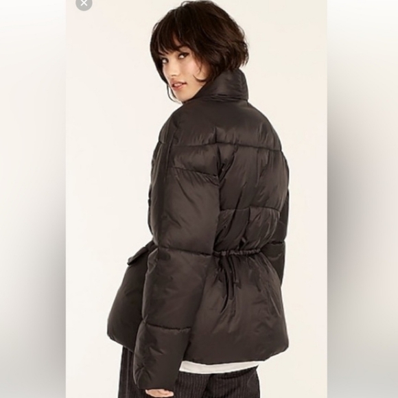 J CREW Signature Puffer Black Women's XL Jacket WORN ONCE - Picture 2 of 16